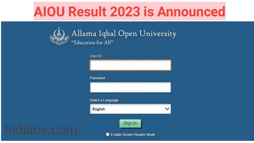 AIOU Result 2023 is Announced