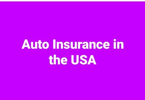 Auto Insurance in the USA