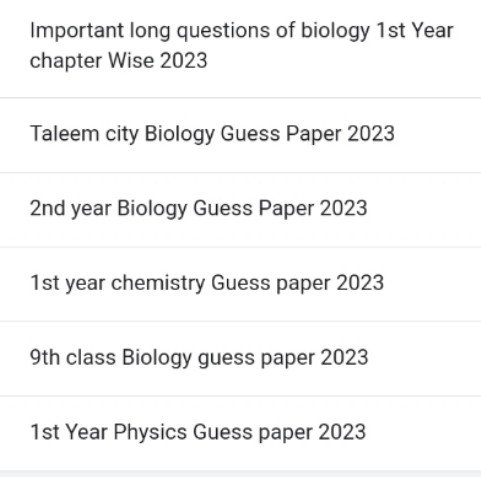 11th Class physics Guess Papers 2023