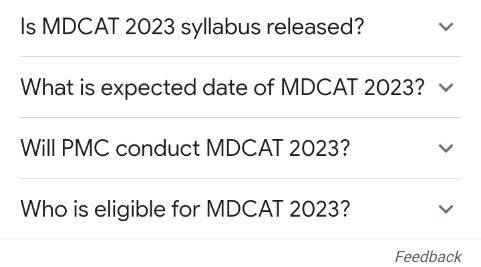 MDCAT 2023 Syllabus